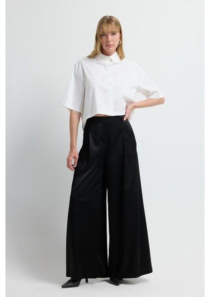 Taşlı Gömlek Beyaz 13044880002 modelleri