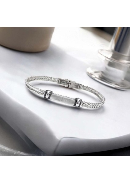 Gothic Cross Çelik Hasır Örgülü Ayarlanabilir Bileklik 9591G5D2M modelleri