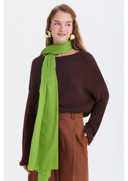 Ince Dökümlü Bambu Şal Mavi Yeşil fiyatları