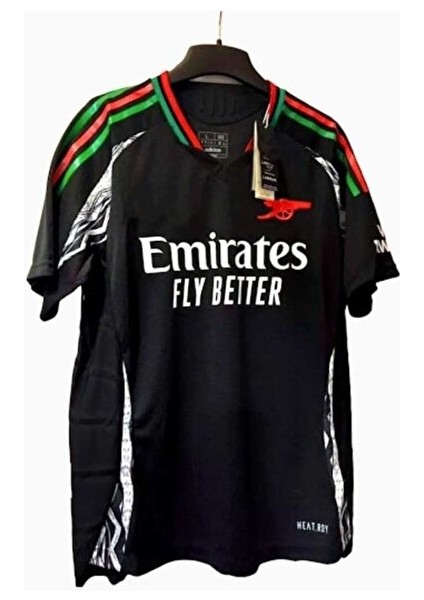 A.r.s.e.n.a.l 2024/25 Yeni Sezon Bukayo Saka Deplasman Forması (Black) modelleri