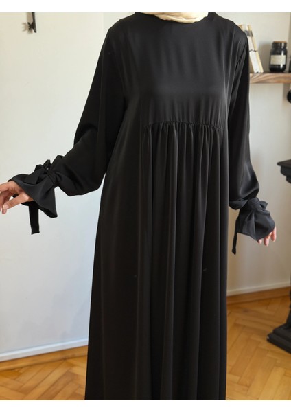 Kol Bağlamalı Oversize Elbise 1001