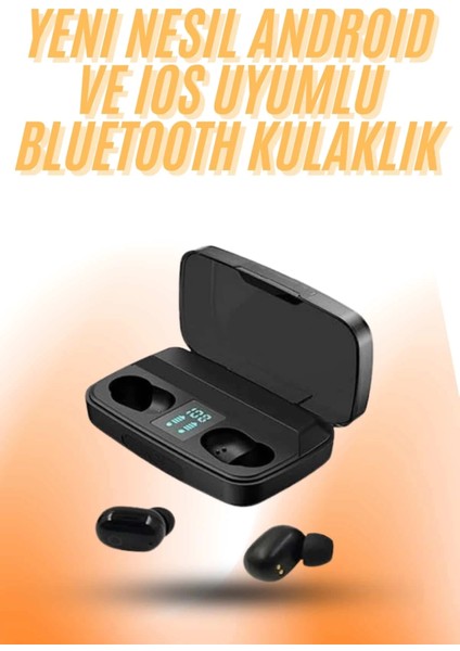 Tws Bluetooth Kulaklık 5.0 Bluetooth Bağlantılı Dokunmatik Kontrol Özelliği