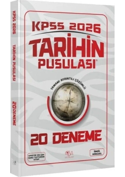 2026 Kpss Tarihin Pusulası 20 Deneme Cba Yayınları
