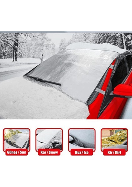 Oto Ön Cam Güneşlik Ön Cam Güneşten Koruyucu Örtü Katlanabilir Yer Kaplamayan Güneşlik