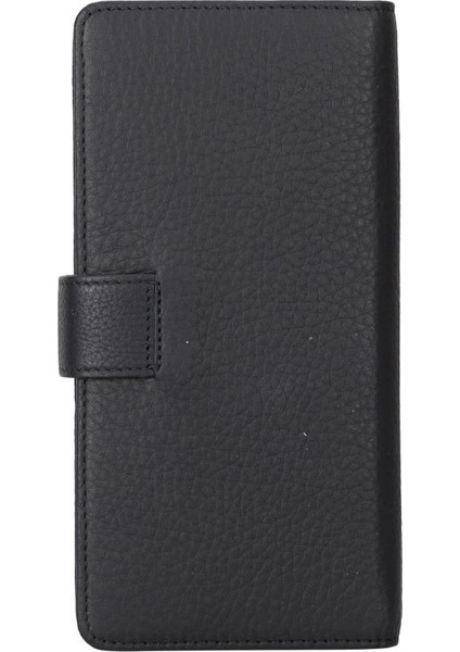 Coppet 6.7 Inch Uyumlu Deri Kartlıklı Kılıf Erc1 Siyah modelleri