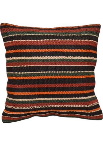 Yeni El Dokuma Dekoratif Kilim Kırlent Yastık Kılıfı 6547