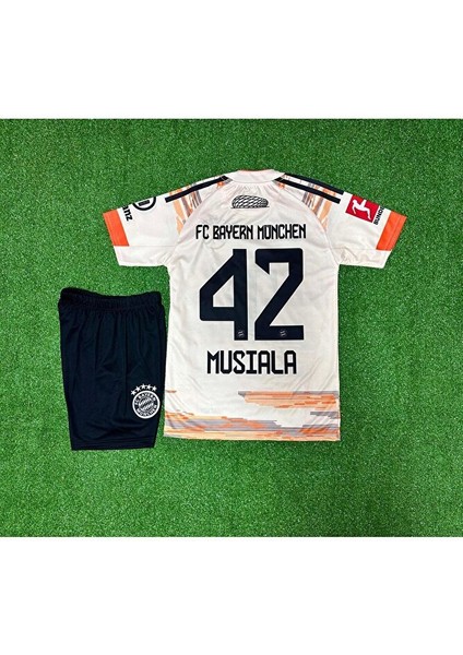 Bayern Münih 2025-26 Sezonu Jamal Musiala Deplasman Çocuk Forması