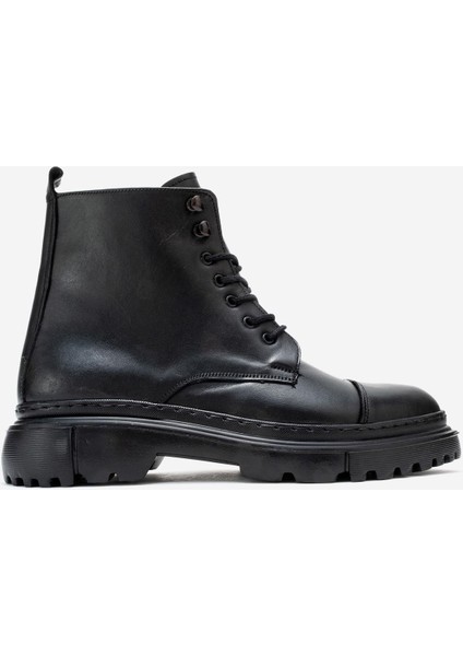 Hakiki Deri, Fermıarlı, Erkek Deri Bot modelleri