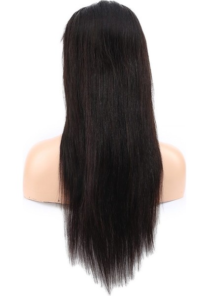 Düz Front Lace Gerçek Tül Peruk / Doğal / 60/65CM indirimleri