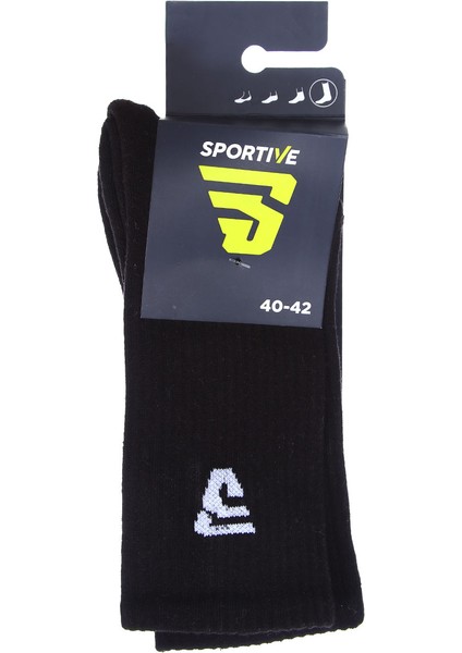 Pronto 2'li Unisex Siyah Günlük Stil Çorap 22KUAL19D01-SYH fiyatları