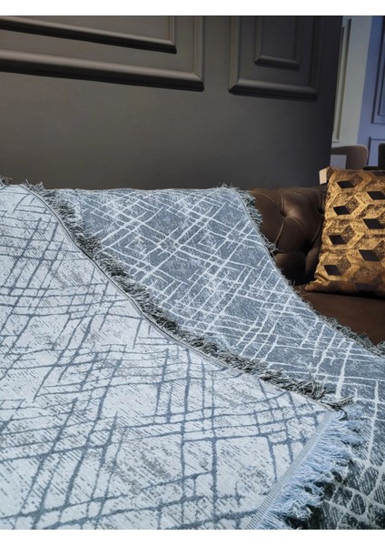 Pamuklu Lüks Kaymaz Koltuk Örtüsü | Koltuk Şalı | Çok Amaçlı Örtü modelleri