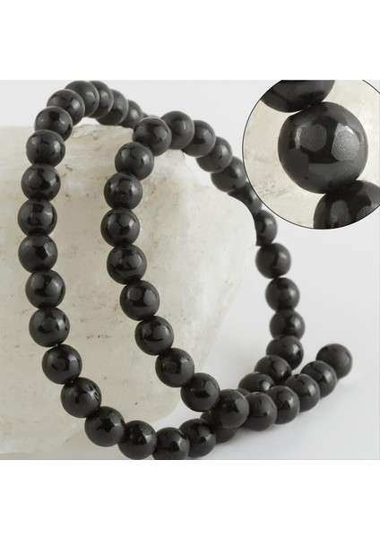 8 mm Ağ Şekilli Orjinal Onix Taşı