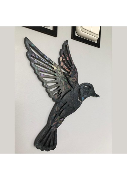 Holografik Duvar Süsü Ev Balkon Teras Ofis Için 23X24CM