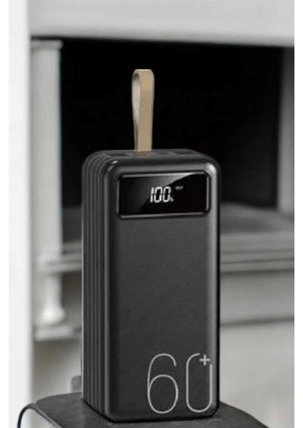 Powerbank 60.000 Mah 4 Portlu Uzun Şarj Süreli Dijital Göstergeli modelleri