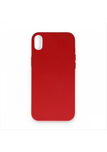 iPhone Xr Kadife Kaplı Lüx Lansman Silikon Kılıf