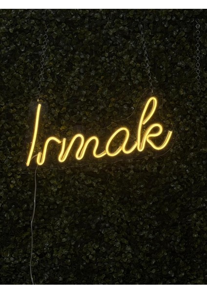 Kişiye Özel Neon LED Yazı 5 Harfli – Isim Yazılı Dekoratif Duvar Işığı