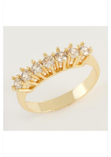 Zirkon Yedi Taşlı Yüzük