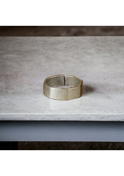 4 Adet 925 Ayar Gümüş Kaplama Ayarlanabilir El Yapımı Erkek Kadın Anahtar Yüzük Seti modelleri