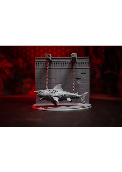 Zincirlenmiş Dehşet "jaws'ın Hücresi" (3d Baskı Diorama)