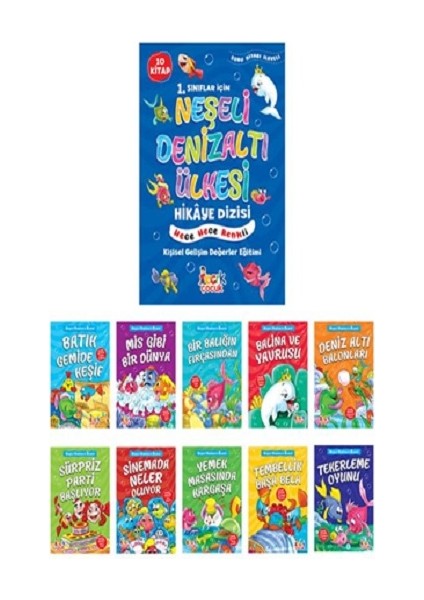 Neşeli Denizaltı Ülkesi (10 Kitap)