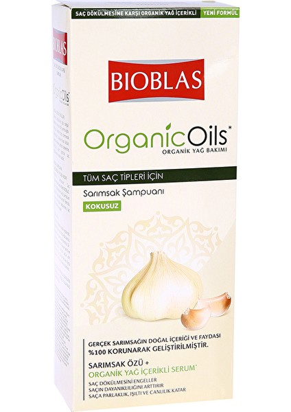 2 Adet Bioblas Şampuan Botanic Oils 360 ml Sarımsak Özlü