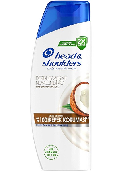 3 Adet Head And Shoulders Şampuan Derinlemesine Nemlendirici 1+1 330 ml