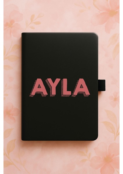 Kişiye Özel Isim Ad Yazılı Tarihsiz Termo Defter - Model 12