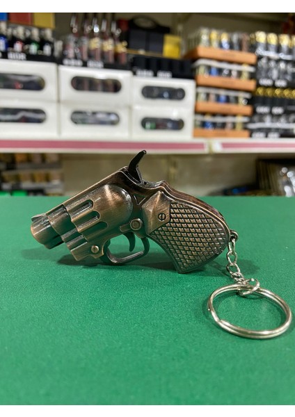 Tabanca Anahtarlıklı Çakmak - Bakır