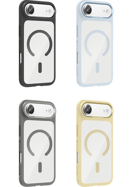 Iphone 17 Air Uyumlu Kılıf Magsafe Şarj Destekli Metal Kamera Çerçeveli Premium Kapak modelleri