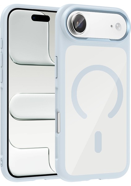 Iphone 17 Air Uyumlu Kılıf Magsafe Şarj Destekli Metal Kamera Çerçeveli Premium Kapak