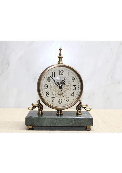 Mermer Tabanlı Masaüstü Saat