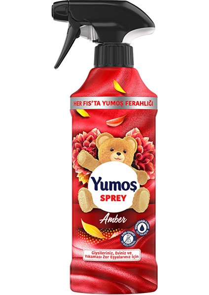 3 Adet Yumoş Oda Kokusu Sprey 450 ml Amber