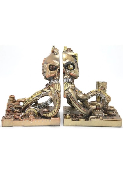 Steampunk Polyester Ahtapot Kitap Stoperi