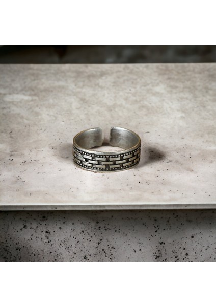 4 Adet 925 Ayar Gümüş Kaplama Ayarlanabilir El Yapımı Erkek Kadın Alyans Yüzük Seti modelleri