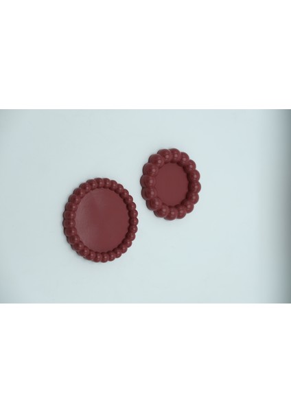 | | Dekoratif Ruby Bordo Bubble Tabak Seti (2'li) fiyatları