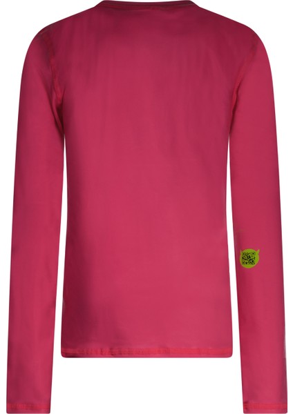 Düz Pembe Kız Çocuk T-Shirt R501-5407-LONG Island Swim Shirt Wi fiyatları