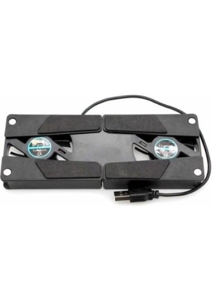 Katlanabilir Laptop Soğutucu Çift Fanlı, USB Bağlantılı, Taşınabilir Dizüstü Bilgisayar Standı indirimleri