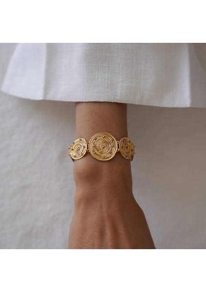 22 Ayar Otantik Tel Kırma Altın Bileklik modelleri