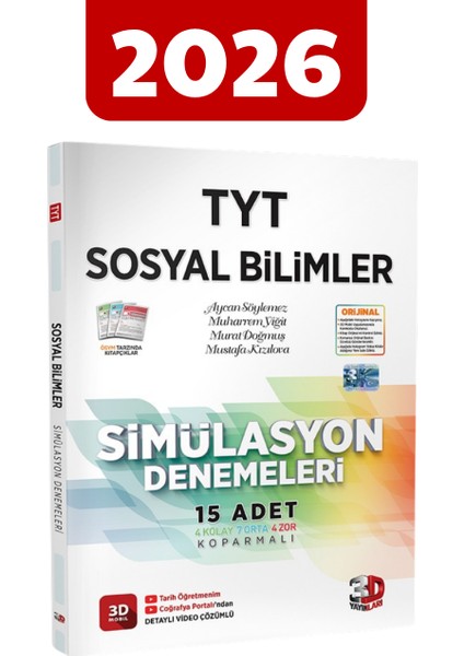 2026 3D Tyt Simülasyon Sosyal Bilimler Denemeleri