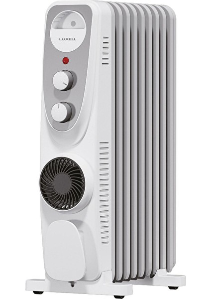 Yağlı Radyatör Beyaz Gri LUX09-FP-WG
