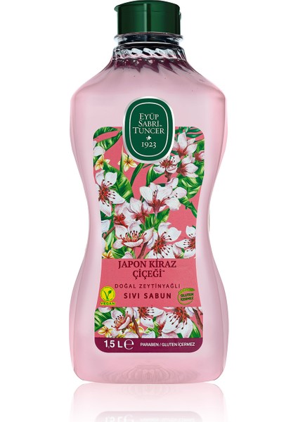 2 Adet Eyüp Sabri Tuncer Sıvı Sabun Japon Kiraz Çiçeği 1500 ml fiyatları
