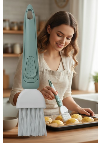 Yumurta Fırçası 18 cm Mutfak Yağlama Sos Sürme Fırçası Pasta Hamur Fırçası 722285 modelleri