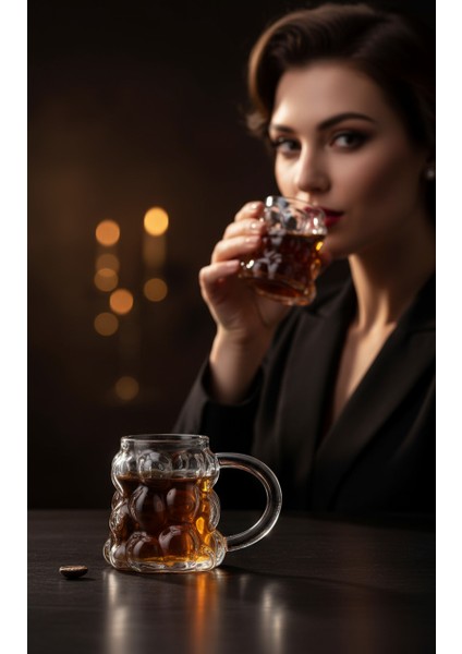 Mini Bubble Espresso & Shot Bardak Borosilikat Cam – 2’li Set (6x5 cm) 722287