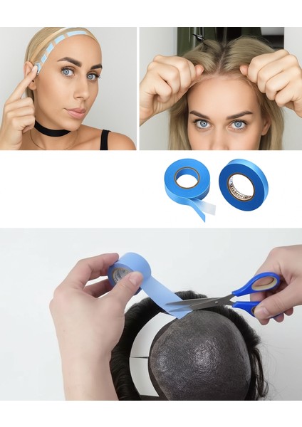 Protez Saç Bandı - 2-4 Haftalık Peruk Bandı Walker Tape Lace Front 1 cmx2.75 Metre 722310 modelleri