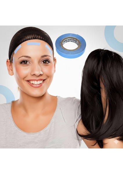 Protez Saç Bandı - 2-4 Haftalık Peruk Bandı Walker Tape Lace Front 1 cmx2.75 Metre 722310 fırsatları
