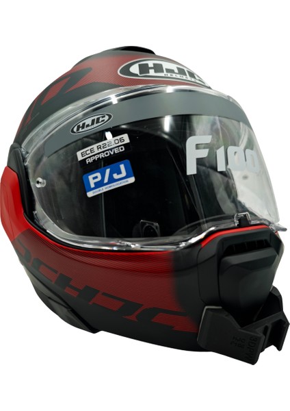 Hjc F100 Kask Uyumlu Chinmount Aksiyon Kamera Çene Bağlantı Aparatı Seti