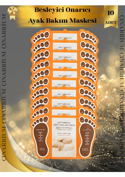 Ayak Peeling Maskesi 10’lu – Soyulma Etkili, Ölü Deri Temizleyici ve Pürüzsüzleştirici Bakım fiyatları