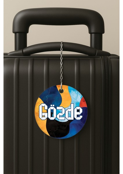 Kişiye Özel Isim Soyisim Kelime Yazılı Pleksi Bavul Etiketi Valiz Etiketi Isimmodel 88