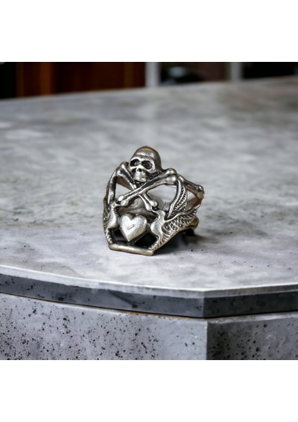 4 Adet 925 Ayar Gümüş Kaplama Ayarlanabilir El Yapımı Erkek Kadın Iskelet Yüzük Seti fiyatları