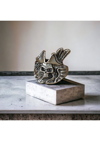 4 Adet 925 Ayar Gümüş Kaplama Ayarlanabilir El Yapımı Erkek Kadın Korsan Yüzük Seti fiyatları